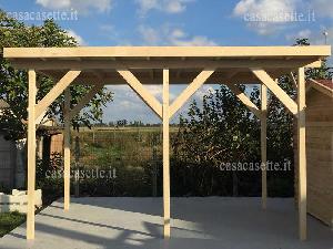 Tettoia in legno carport misure 3x5