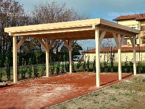 Tettoia in legno carport misure 6x6