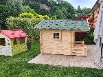 Casetta modello per bambini 182x254 massello lato