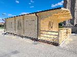Casetta Puglia 5x10 incastro Casetta modello Puglia 5x10 incastro blockhouse