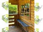 Casetta Veneto 4x4 veranda esterna Casetta modello Veneto 4x4 veranda esterna panchina