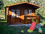 Casetta Veneto 4x4 verandina Casetta modello Veneto 4x4 verandina esterna