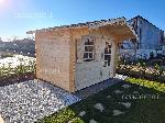 Casetta Verona 3x25 lato Casetta modello Verona 3x25 lato tegole