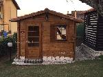 Casetta Verona 3x25 noce Casetta modello Verona 3x25 noce chiaro