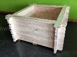 Fiorera in legno massello Fioriera in legno 12x12 massello