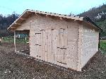 Garage modello Ravenna 66x54 massello naturale