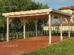 Tettoia carport modello 6x6 135mm