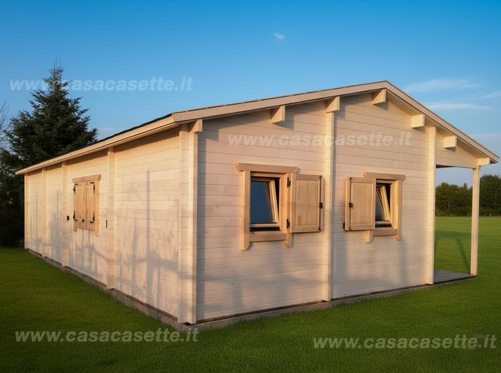 Casetta 10x7 vani 4 bianca Casetta modello 10x7 vani 4 bianca