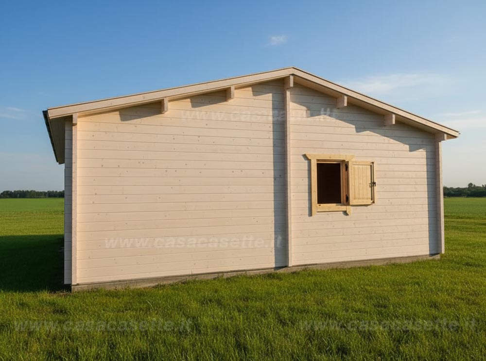 Casetta 10x7 vani 4 profilo Casetta modello 10x7 vani 4 profilo