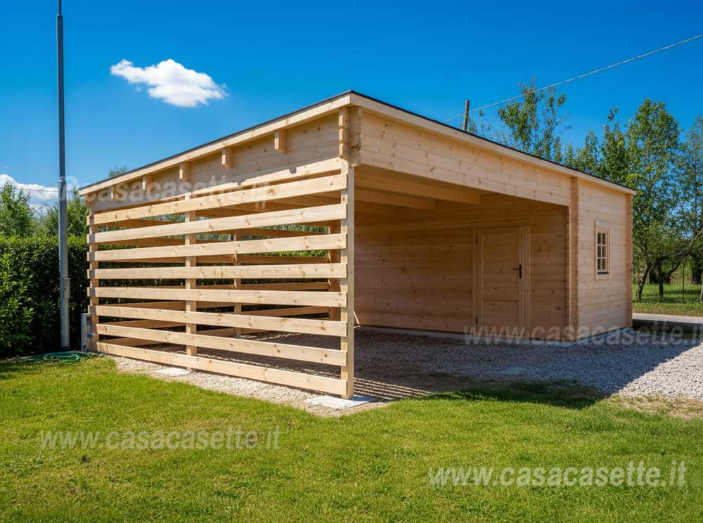 Casetta 32x52 portic. 55 finestra Casetta modello 32x52 portic. 55 finestra