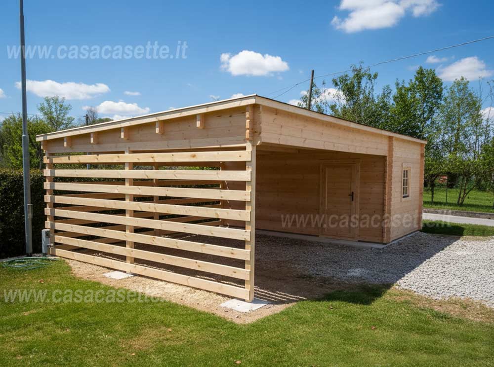 Casetta 32x52 portic. 55 portico Casetta modello 32x52 portic. 55 portico