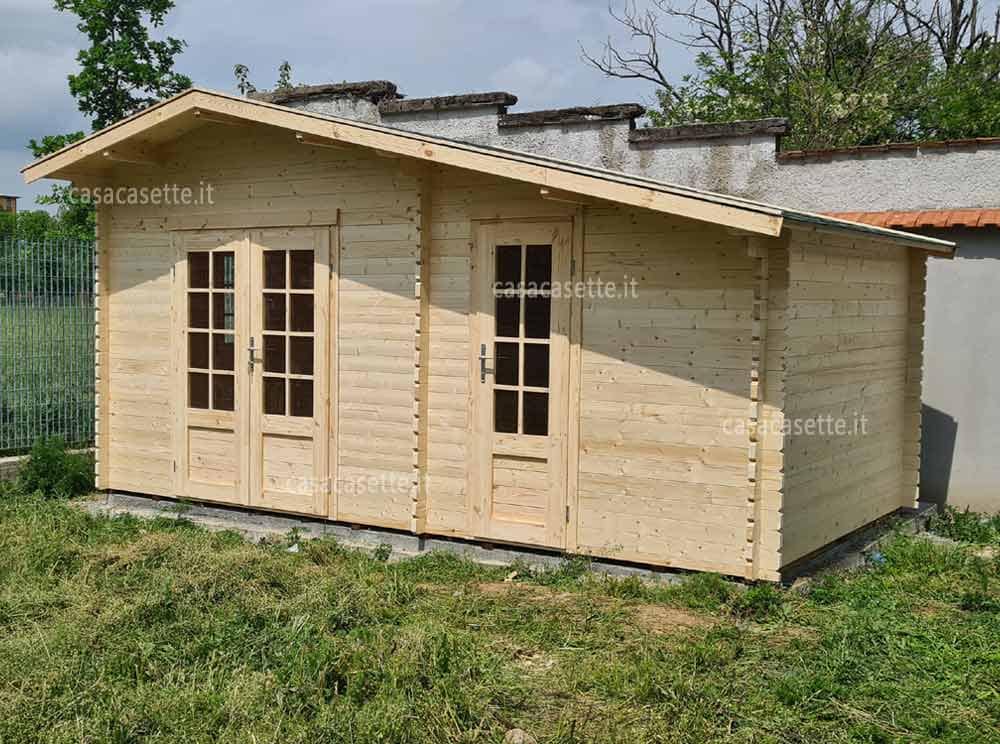 Casetta Ancona 5x3 van.2 incastro Casetta modello Ancona 5x3 van.2 incastro blockhouse