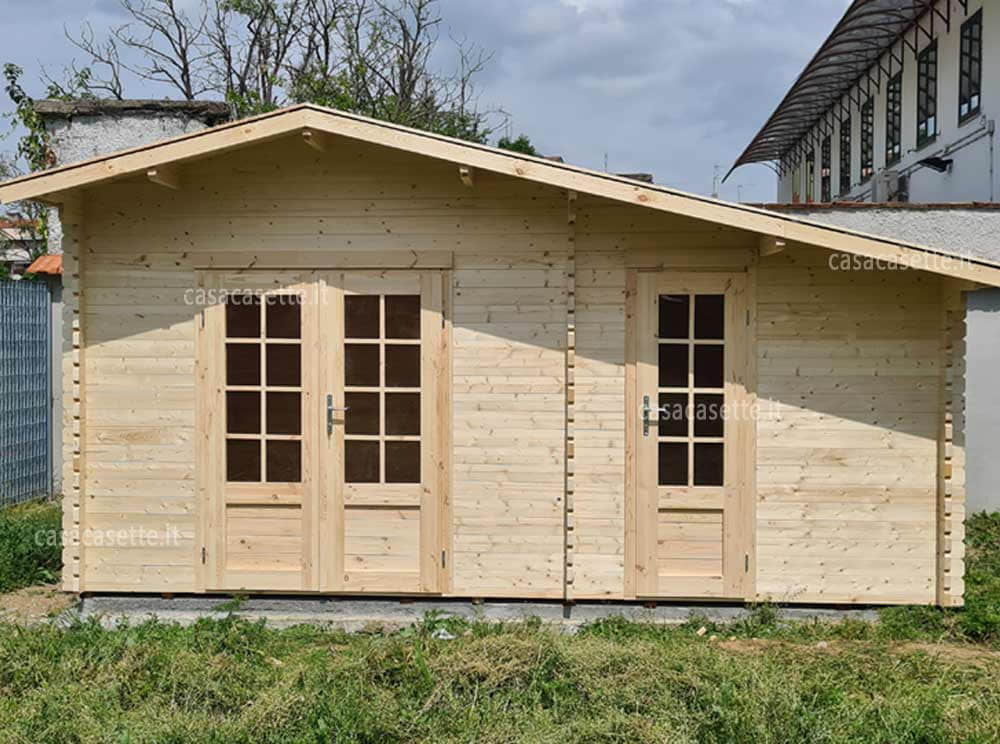 Casetta Ancona 5x3 van.2 neutro Casetta modello Ancona 5x3 van.2 neutro colore