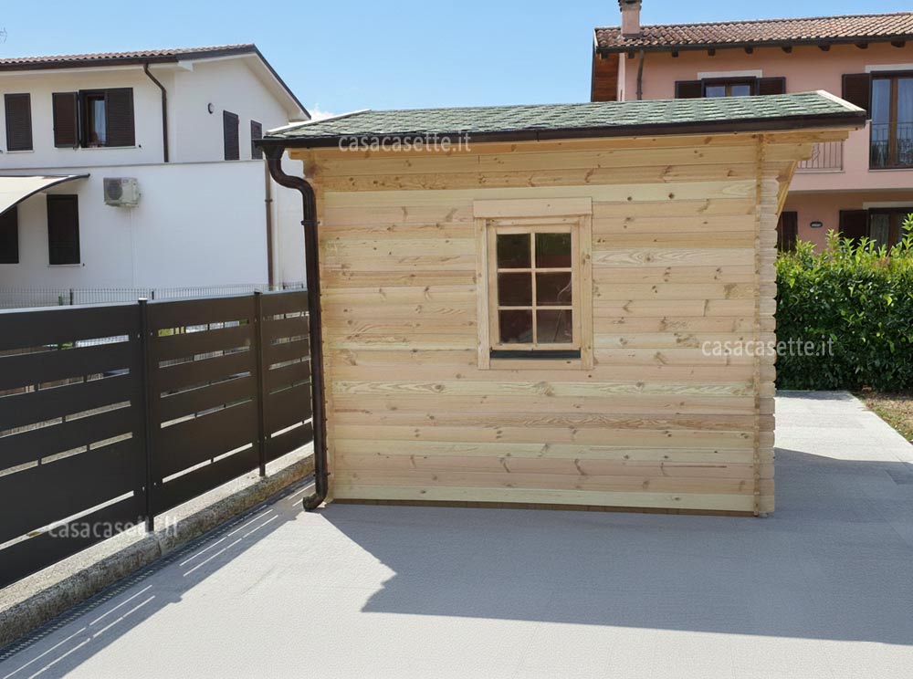 Casetta modello Ancona 5x3 van.2 tegole verdi