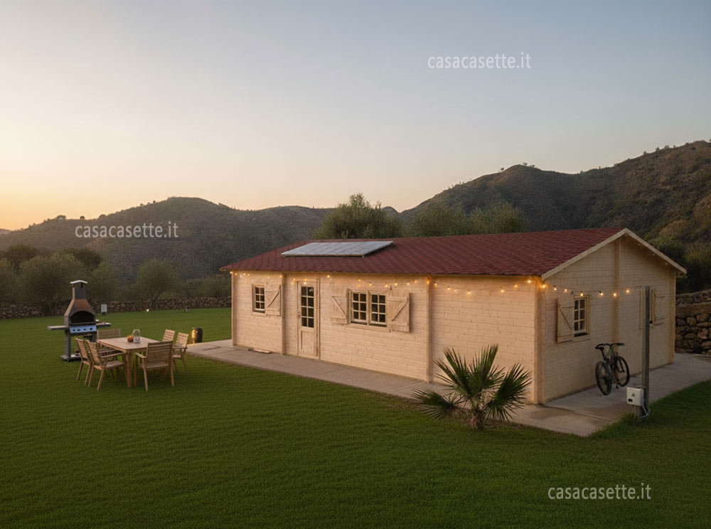 Casetta Arezzo 10x7 campeggio Casetta modello Arezzo 10x7 campeggio