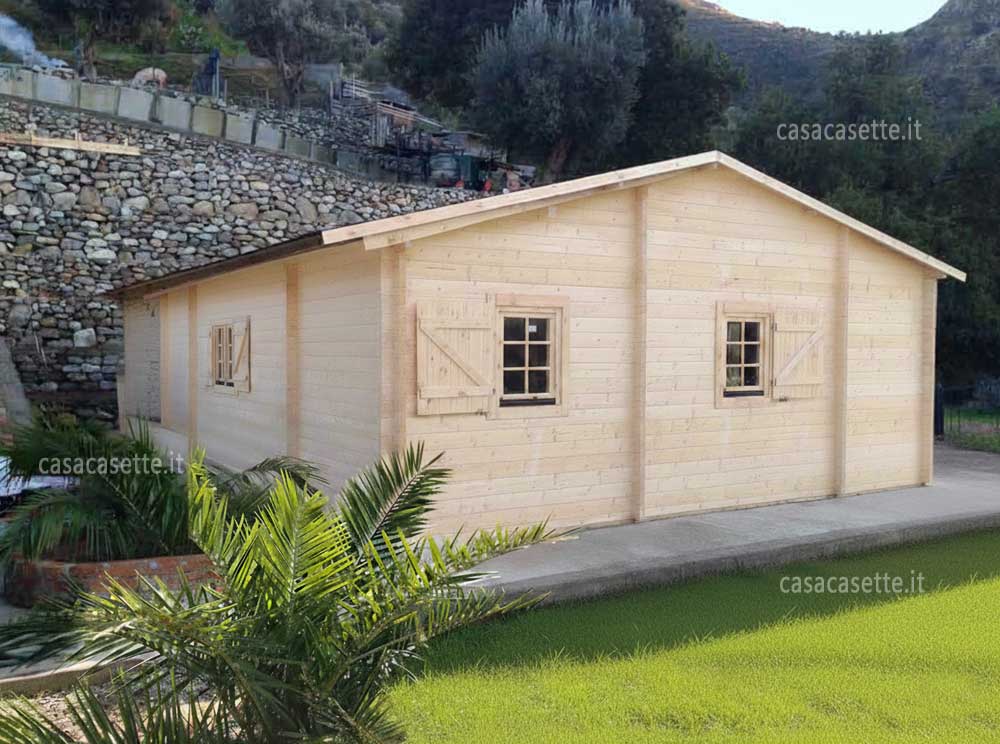 Casetta modello Arezzo 10x7 finestre