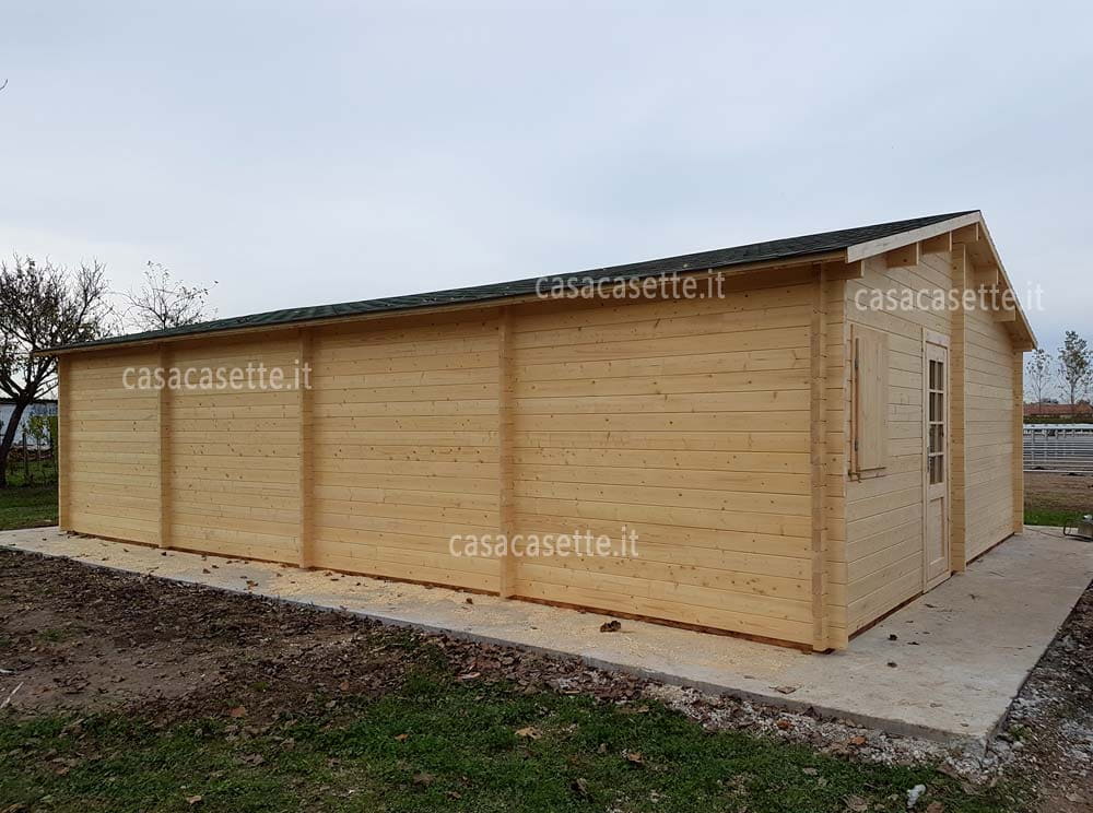 Casetta Arezzo 10x7 massello Casetta modello Arezzo 10x7 massello naturale