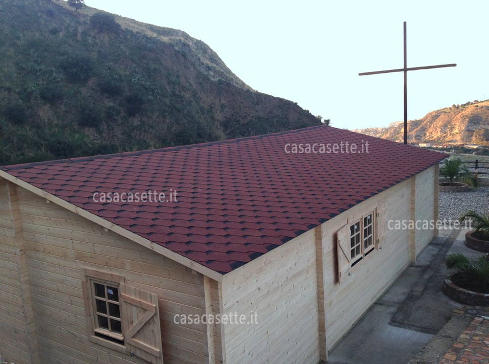 Casetta Arezzo 10x7 rosse Casetta modello Arezzo 10x7 rosse tegole