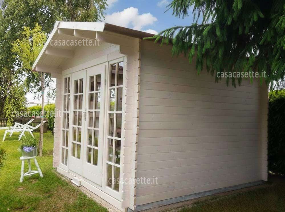 Casetta modello Bologna 3x3 colore bianco