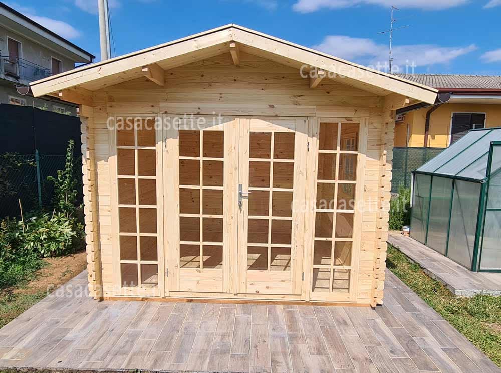 Casetta Bologna 3x3 naturale Casetta modello Bologna 3x3 naturale neutro