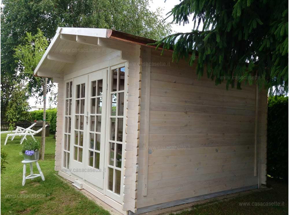 Casetta Bologna 3x3 rame Casetta modello Bologna 3x3 rame grondaia