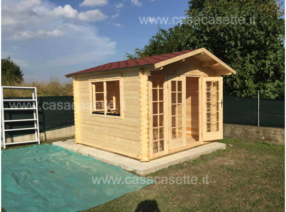 Casetta Bologna 3x3 rosse Casetta modello Bologna 3x3 rosse tegole