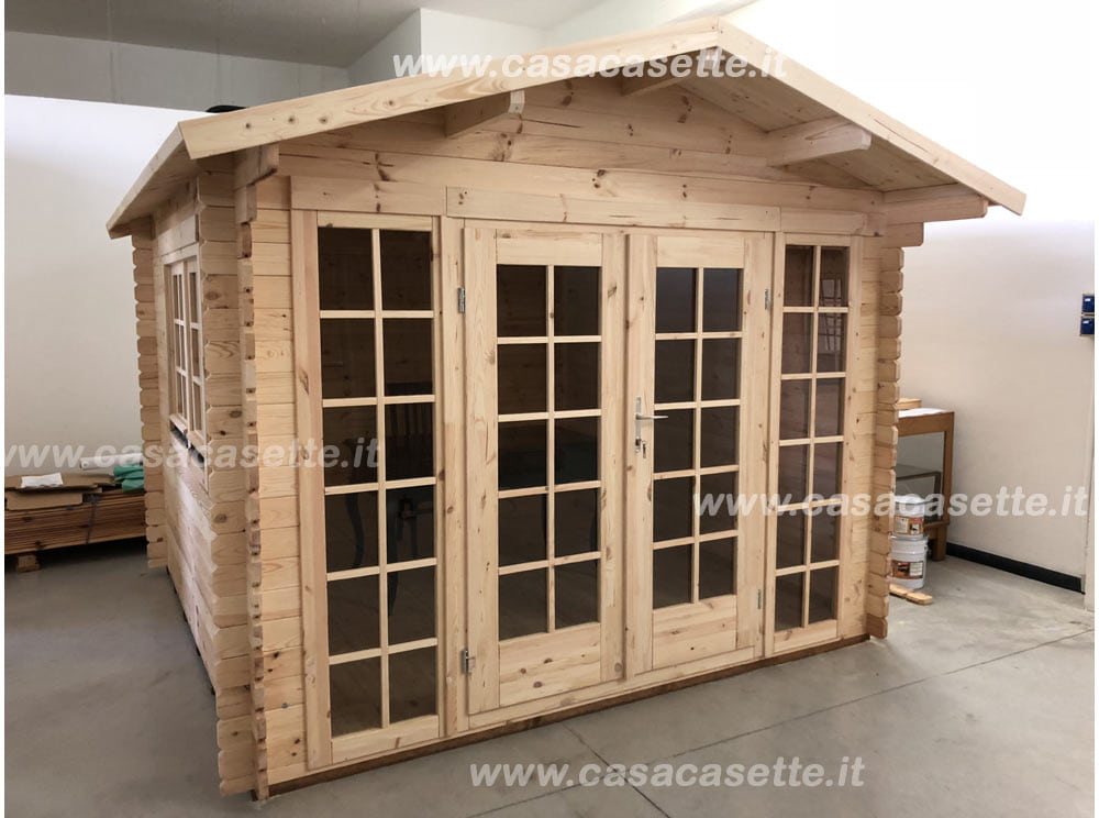 Casetta Bologna 3x3 showroom Casetta modello Bologna 3x3 showroom massello