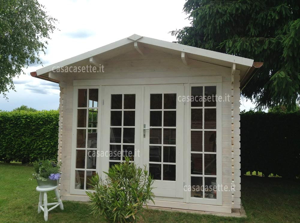 Casetta Bologna 3x3 smalto Casetta modello Bologna 3x3 smalto bianco