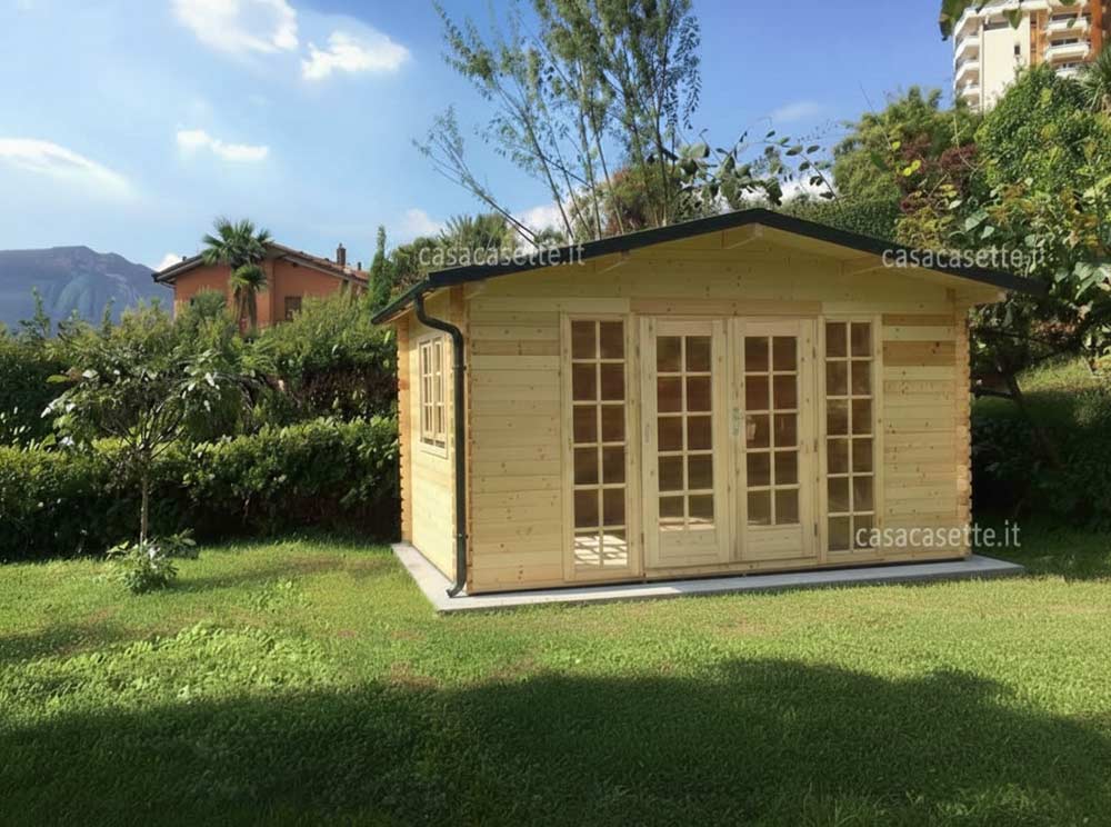 Casetta modello Bologna 4x3 scossalina grondaia