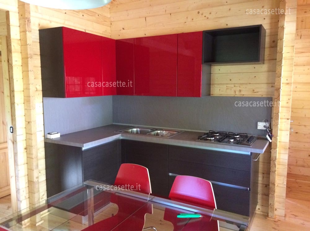 Casetta Bolzano 6x6 angolo Casetta modello Bolzano 6x6 angolo cucina