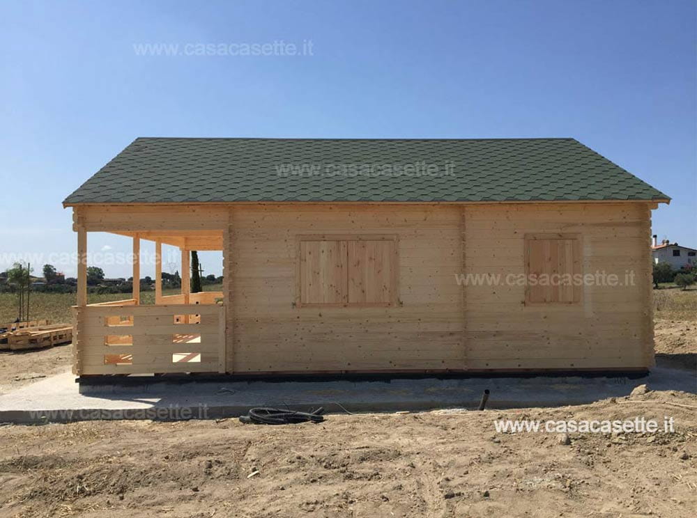 Casetta Brescia 6x6 lato Casetta modello Brescia 6x6 lato tegole