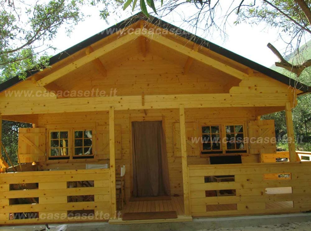 Casetta Brescia 6x6 miele Casetta modello Brescia 6x6 miele colore
