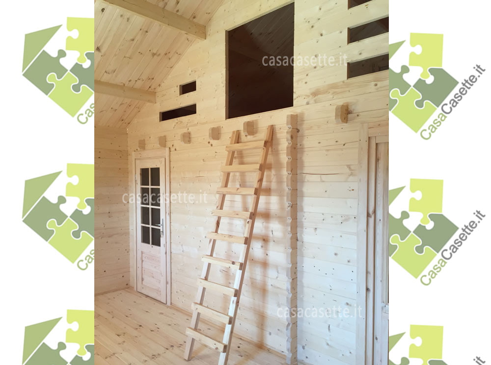 Casetta Brescia 6x6 stanza Casetta modello Brescia 6x6 stanza interna