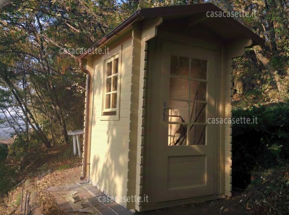 Casetta modello Cremona 15x2 grondaia