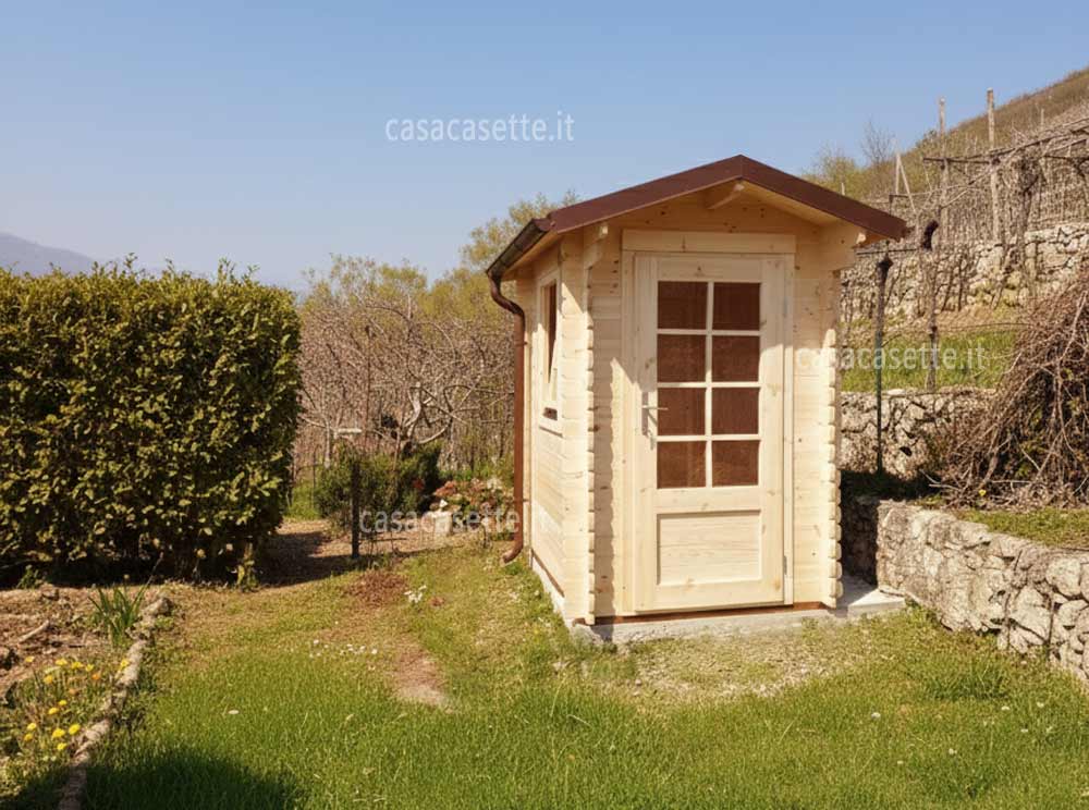 Casetta modello Cremona 15x2 scossalina acciaio