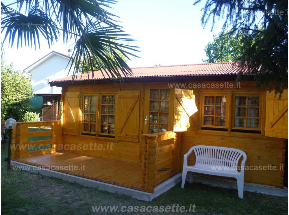 Casetta Cuneo 6x52 impregnante Casetta modello Cuneo 6x52 impregnante miele