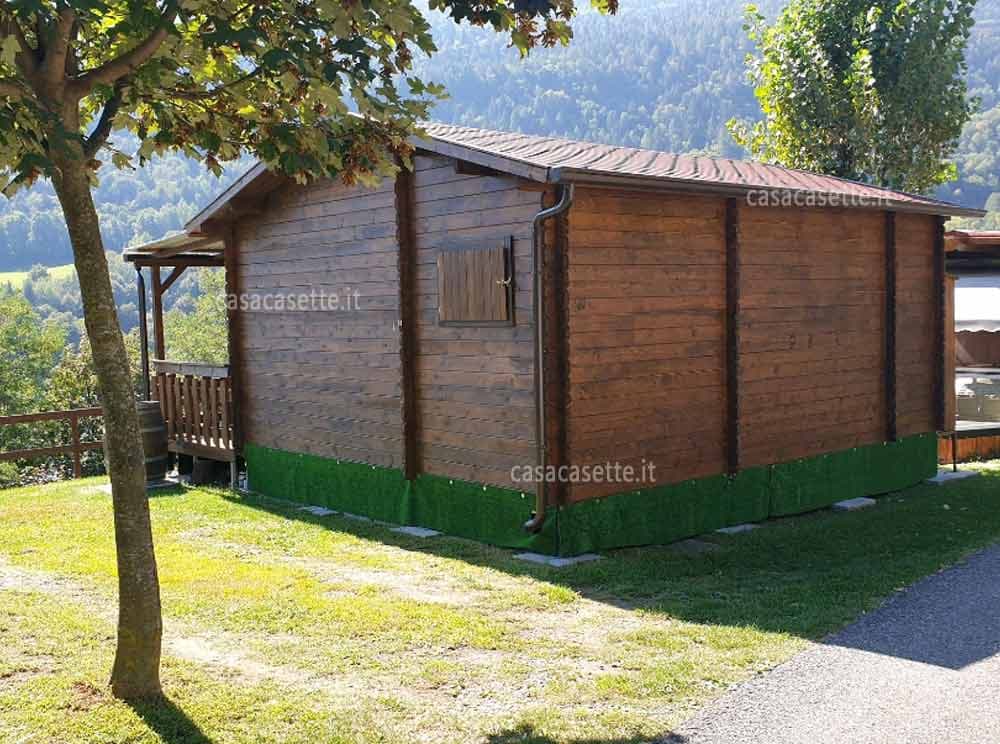 Casetta Cuneo 6x52 noce Casetta modello Cuneo 6x52 noce chiaro