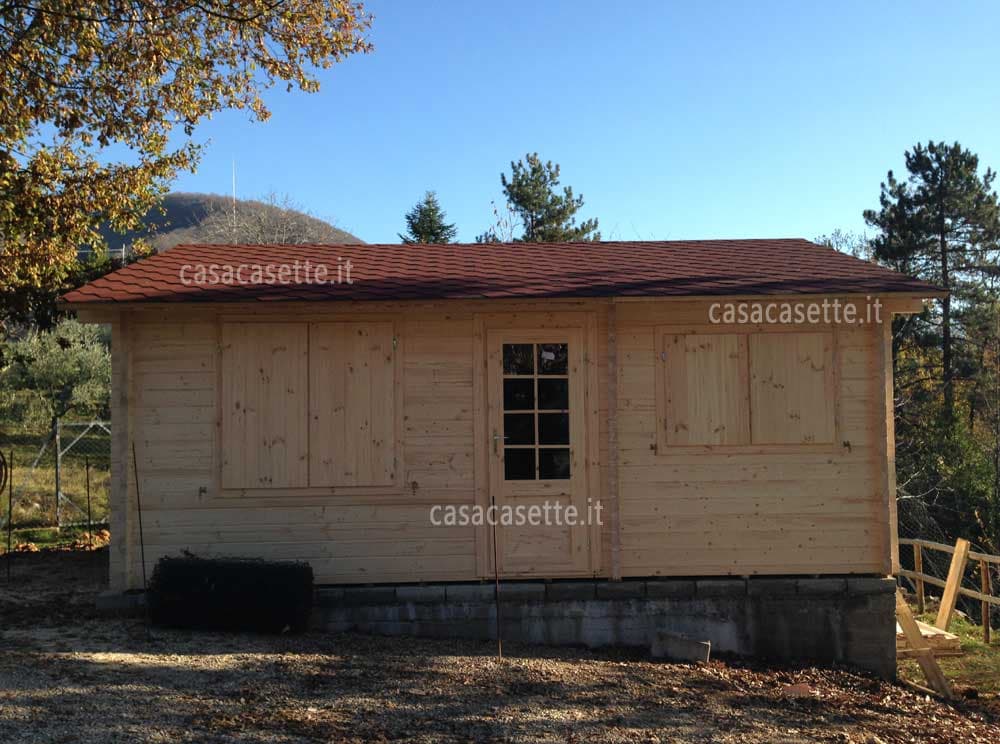 Casetta Cuneo 6x52 rosse Casetta modello Cuneo 6x52 rosse tegole