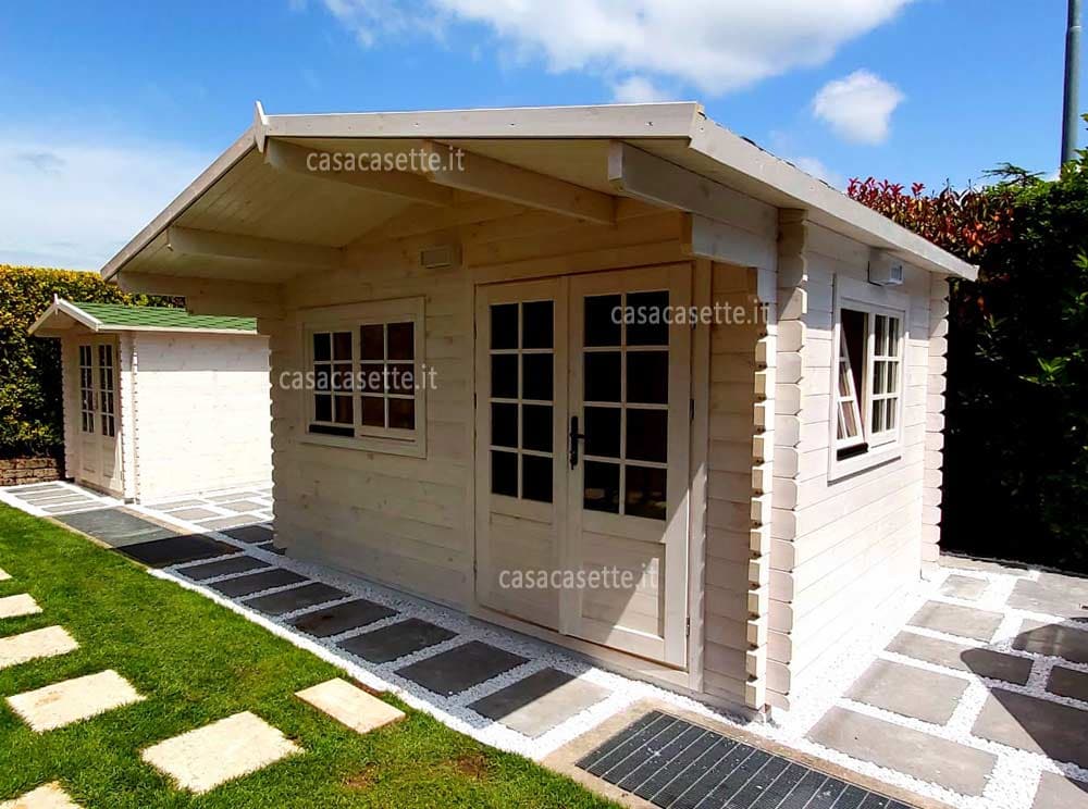 Casetta modello Ferrara 4x3 bianca colore