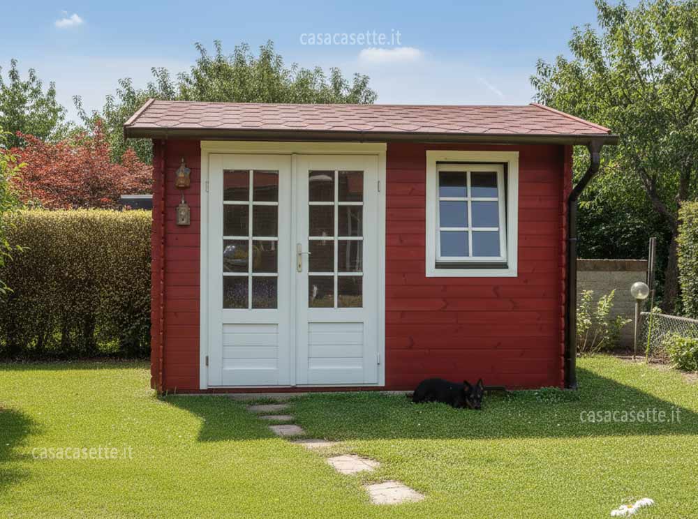 Casetta Firenze 34x25 rossa Casetta modello Firenze 34x25 rossa