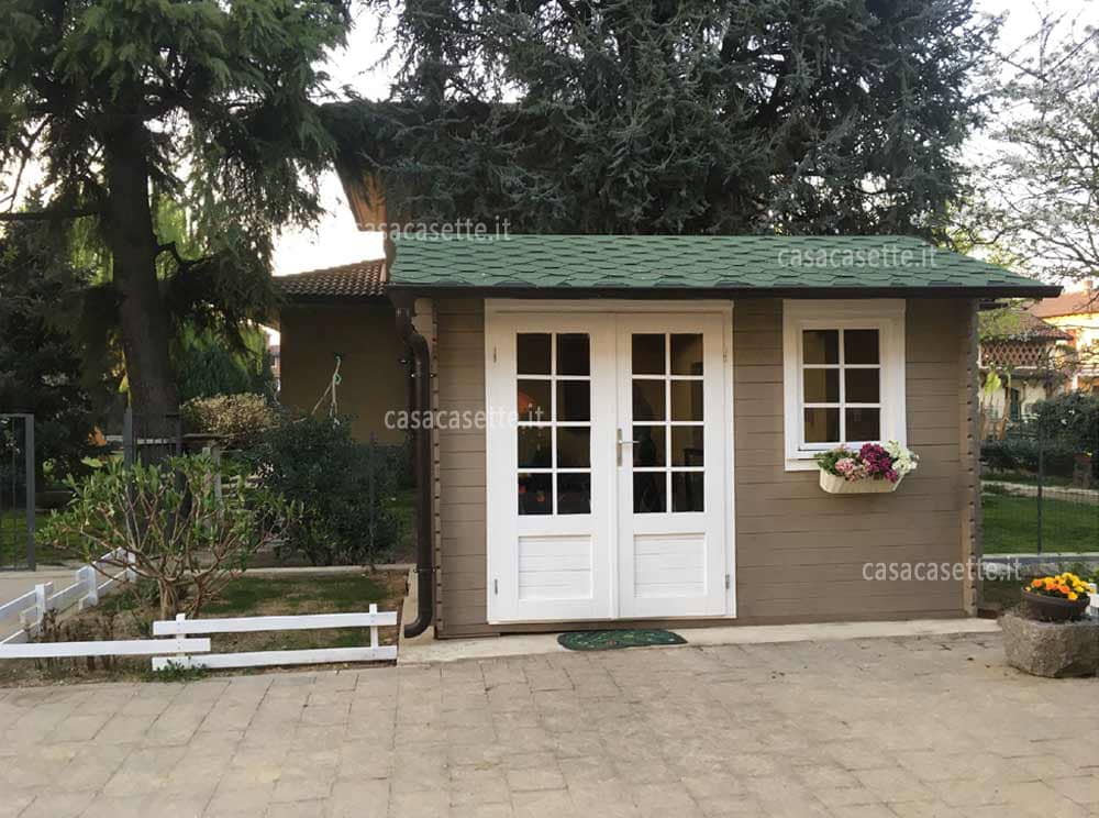 Casetta Firenze 34x25 smalto Casetta modello Firenze 34x25 smalto bianco