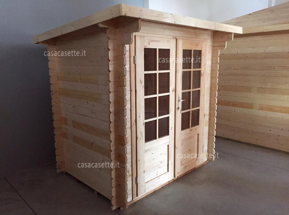 Casetta Friuli 2x15 massello Casetta modello Friuli 2x15 massello naturale