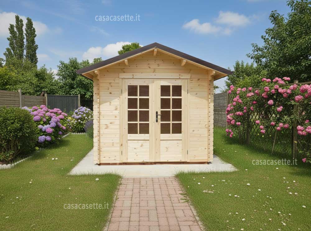 Casetta Grosseto 25x25 frontale Casetta modello Grosseto 25x25 frontale