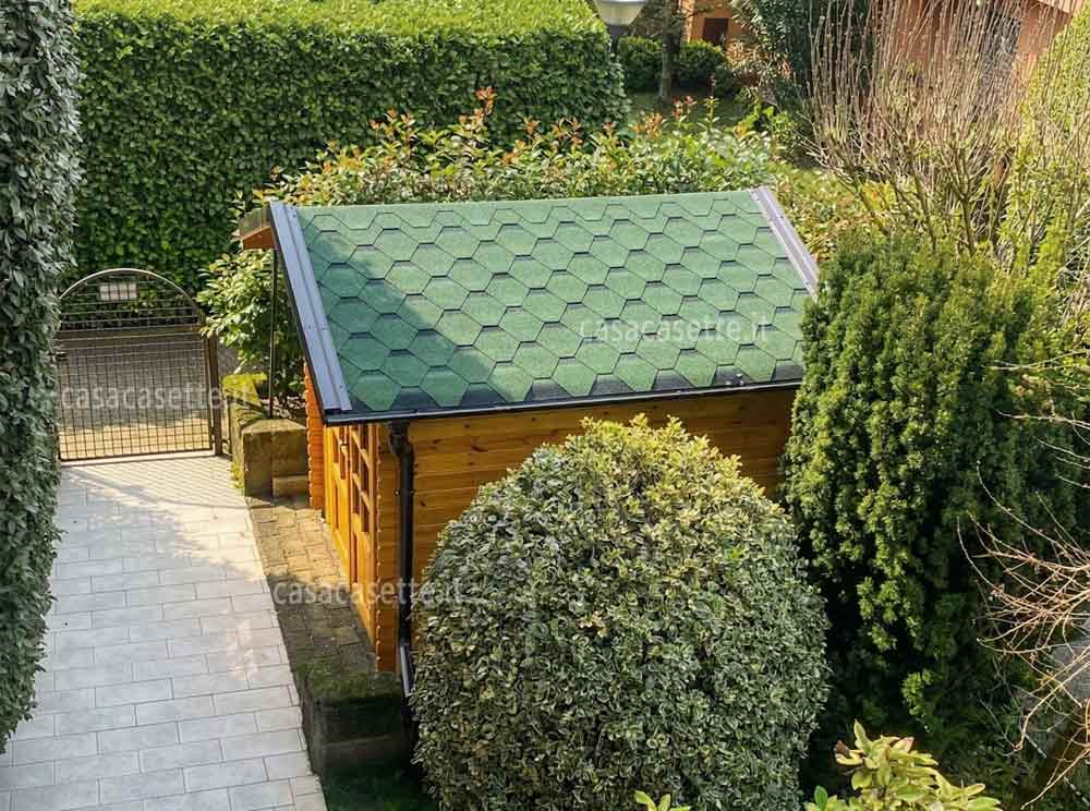 Casetta modello Grosseto 25x25 tetto
