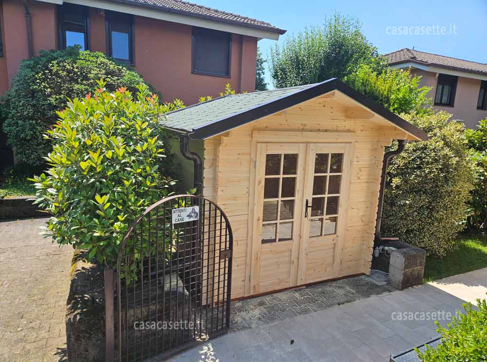 Casetta in legno modello Grosseto 25x25 Casetta in legno modello Grosseto 25x25