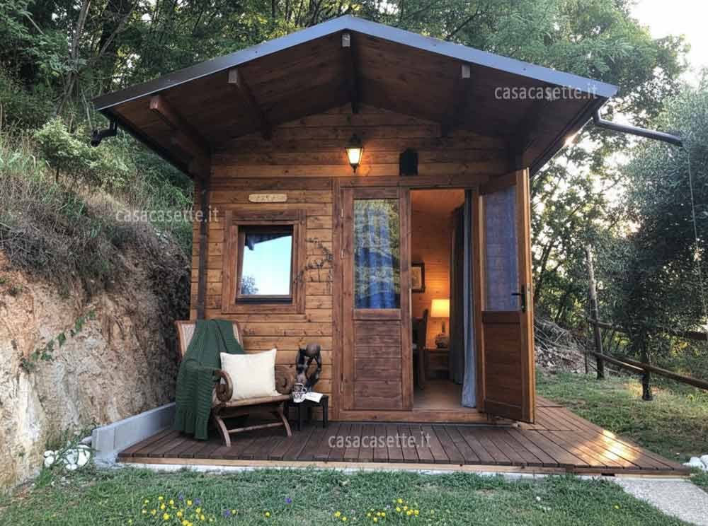 Casetta modello Latina 3x4 colore noce