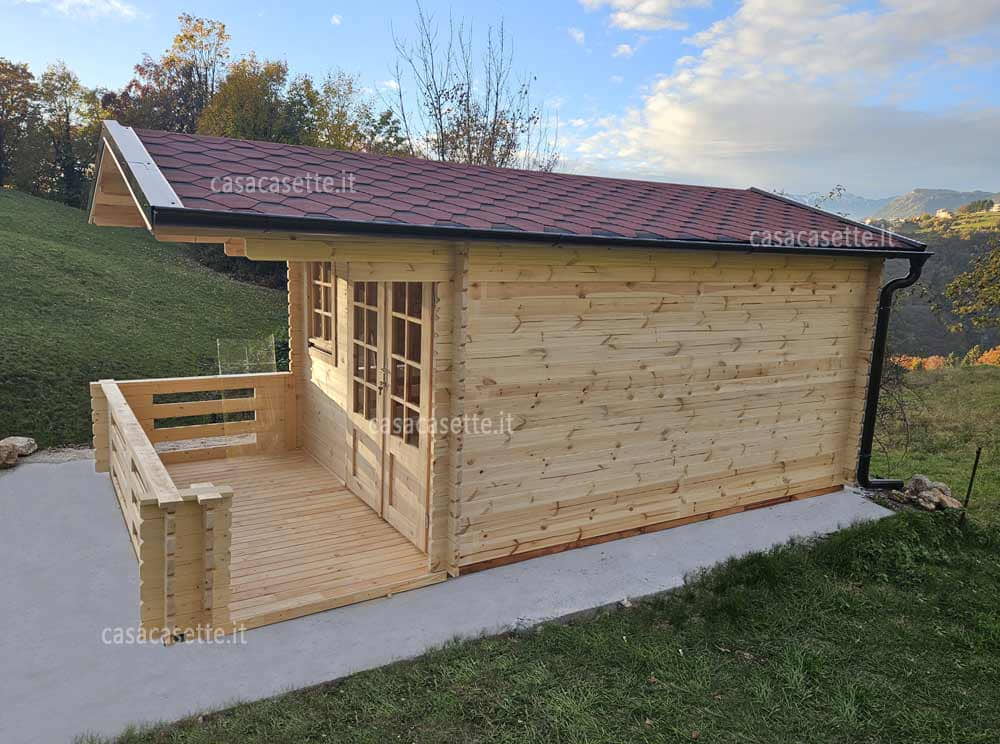 Casetta Latina 3x4 rosse Casetta modello Latina 3x4 rosse tegole