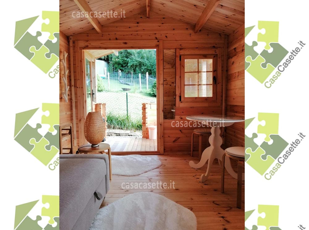 Casetta Latina 3x4 stanza Casetta modello Latina 3x4 stanza salotto