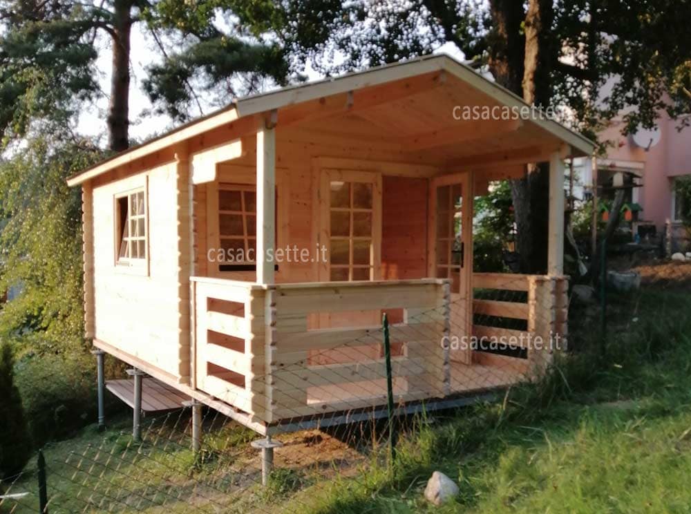 Casetta Latina 3x4 telaio Casetta modello Latina 3x4 telaio alzato