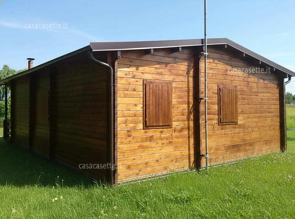 Casetta modello Lazio 50mq dietro noce